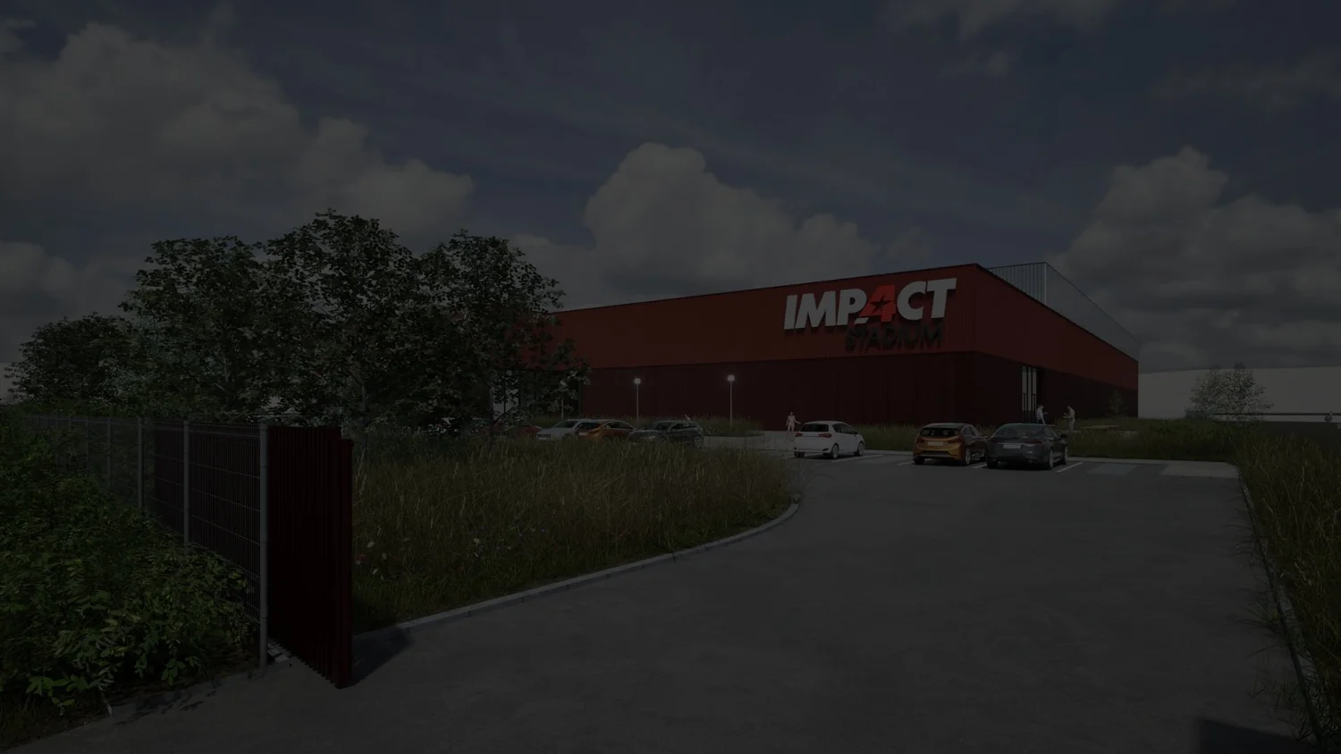 Vue du futur Impact Stadium Niort